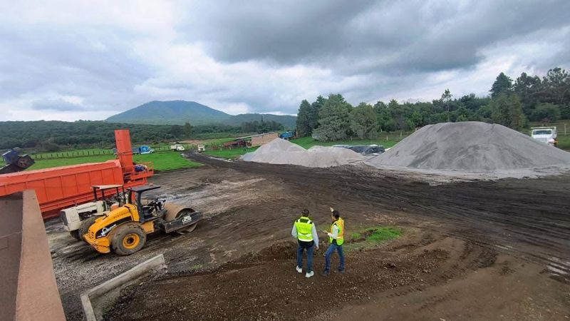 Rehabilitación del camino intermunicipal Tingüindín–Tacatzcuaro